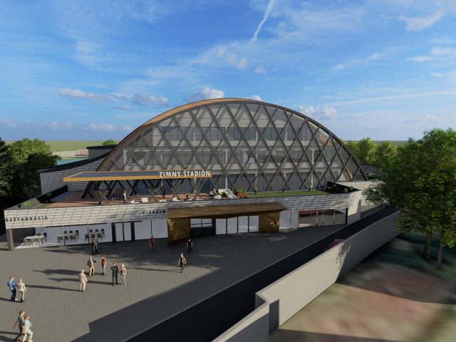 Rekonštrukcia zimného štadióna Banská Bystrica- fotogaléria 1Q 2021 Foto/Video